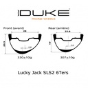 DUKE RIM 29'' LUCKY JACK SLS2 6TERS 28 | 28H ASIMETRICO Delantero