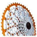 GARBARUK 12-speed cassette (SRAM XD freehub) 10-52T, Orange