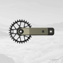 INGRID Crankset CRS-G2 GRAVITY SIZE-S AXLE-L141 RAW (Incluye Herramienta)