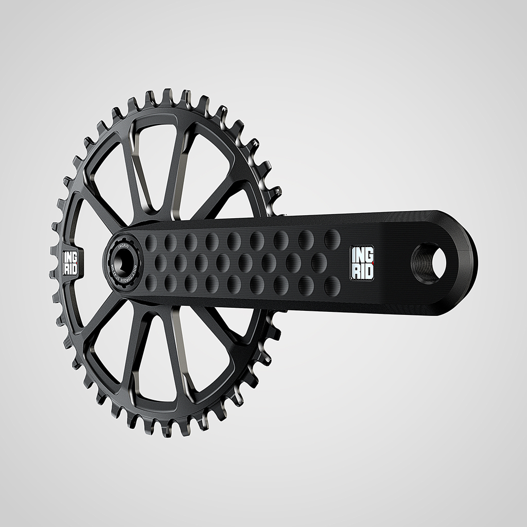 INGRID Crankset POP SIZE-L AXLE-L131 BLACK (Incluye Herramienta)