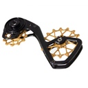 GARBARUK Rear Derailleur Cage + Pulleys Kit for SRAM Force AXS 12-speed (SRAM Force AXS 12-speed RD cage, 12+16T, Standard, Black, Black) GRAVEL / RUTA