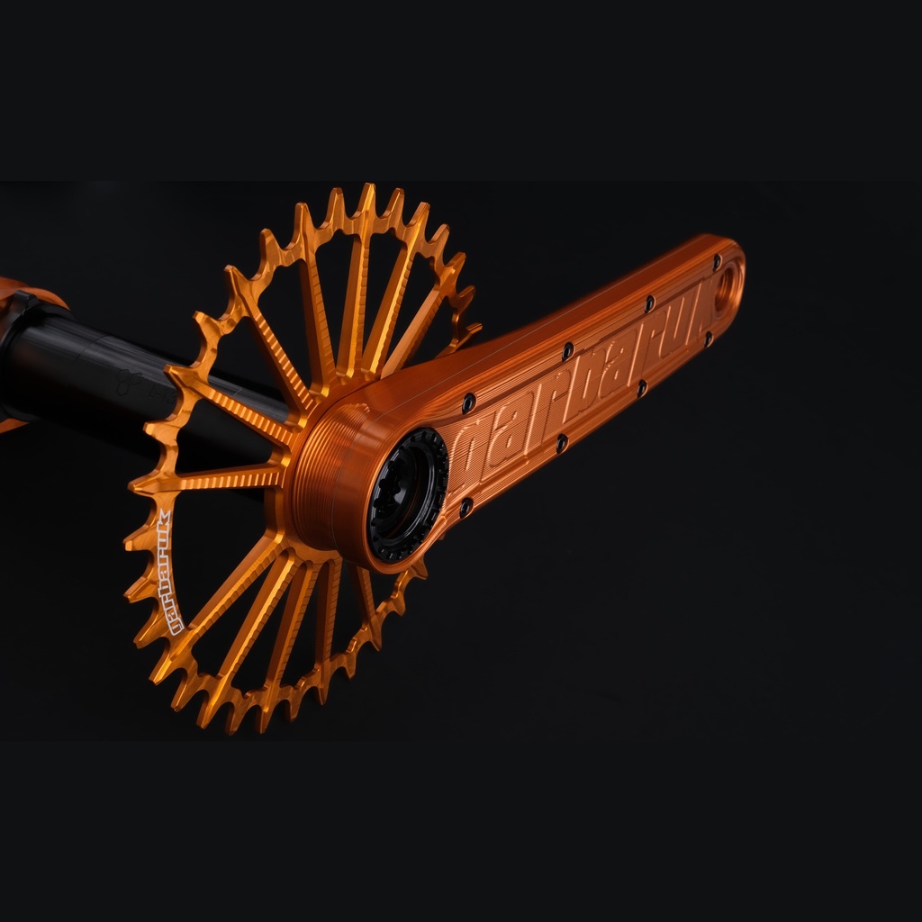 GARBARUK Bielas Enduro 165mm · Naranja, Negro, 30mm