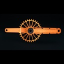 GARBARUK Bielas Enduro 165mm · Naranja, Negro, 30mm