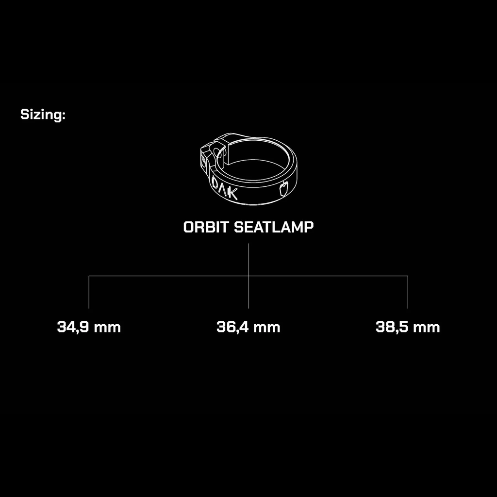 OAK Orbit Seatclamp 34.9 mm / blue