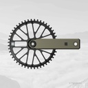 INGRID Crankset CRS-R2 · SIZE-L AXLE-L131 RAW (Incluye Herramienta)