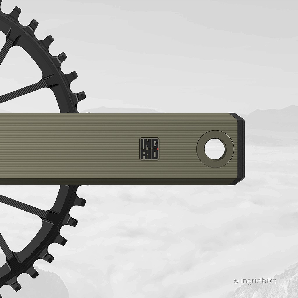 INGRID Crankset CRS-R2 · SIZE-M AXLE-L131 RAW (Incluye Herramienta)