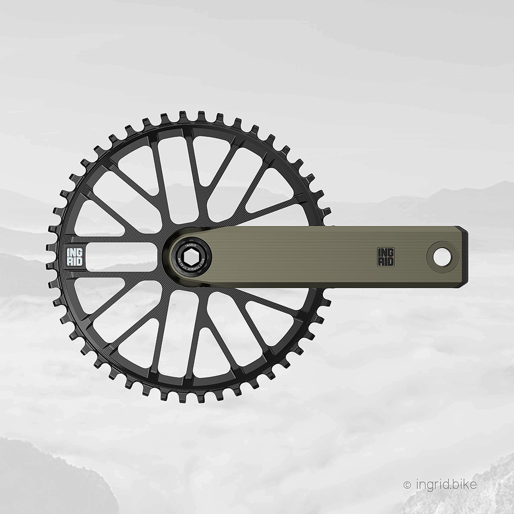 INGRID Crankset CRS-R2 · SIZE-M AXLE-L131 RAW (Incluye Herramienta)