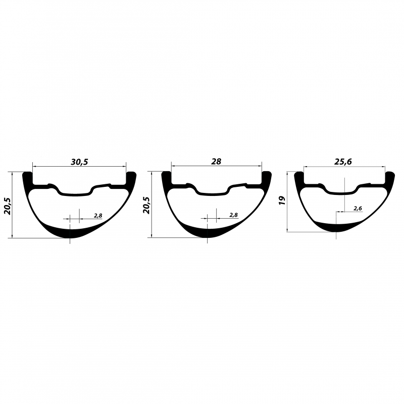 DUKE RIM LUCKY JACK SLS4 - RIM DIAMETER : 29"- INNER WIDTH : 26- HOLES NUMBER : 28- RIM PROFILE : ASYMMETRIC- RIM FINISH : UD PAINTLESS