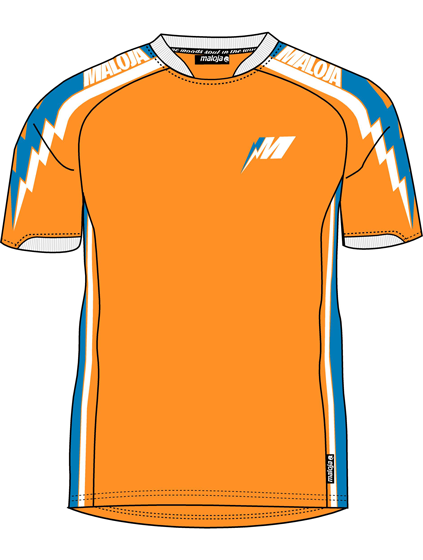 MALOJA Freeride Shirt 1/2 - Brenner - buttercup - L