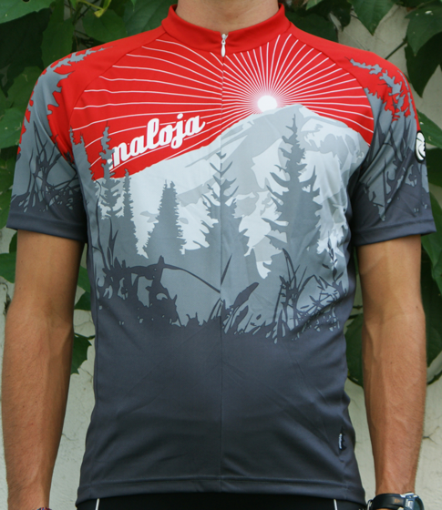 MALOJA Bike Shirt 1/2 - Forest - shark - M