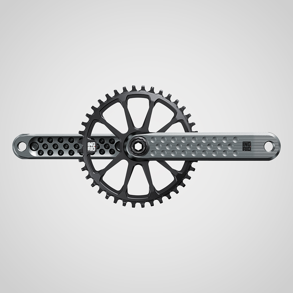 INGRID Crankset POP · SIZE-L AXLE-L136 TITANIUM (Incluye Herramienta)