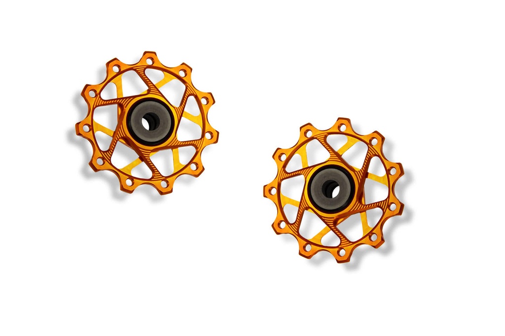 GARBARUK Rear Derailleur Pulleys for Shimano | 11T + 11T · Orange