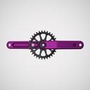 INGRID Crankset CRS-G · SIZE-M Axle L136 VIOLET (Incluye Herramienta)