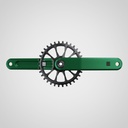 INGRID Crankset CRS-G · SIZE-M Axle L136 GREEN (Incluye Herramienta)