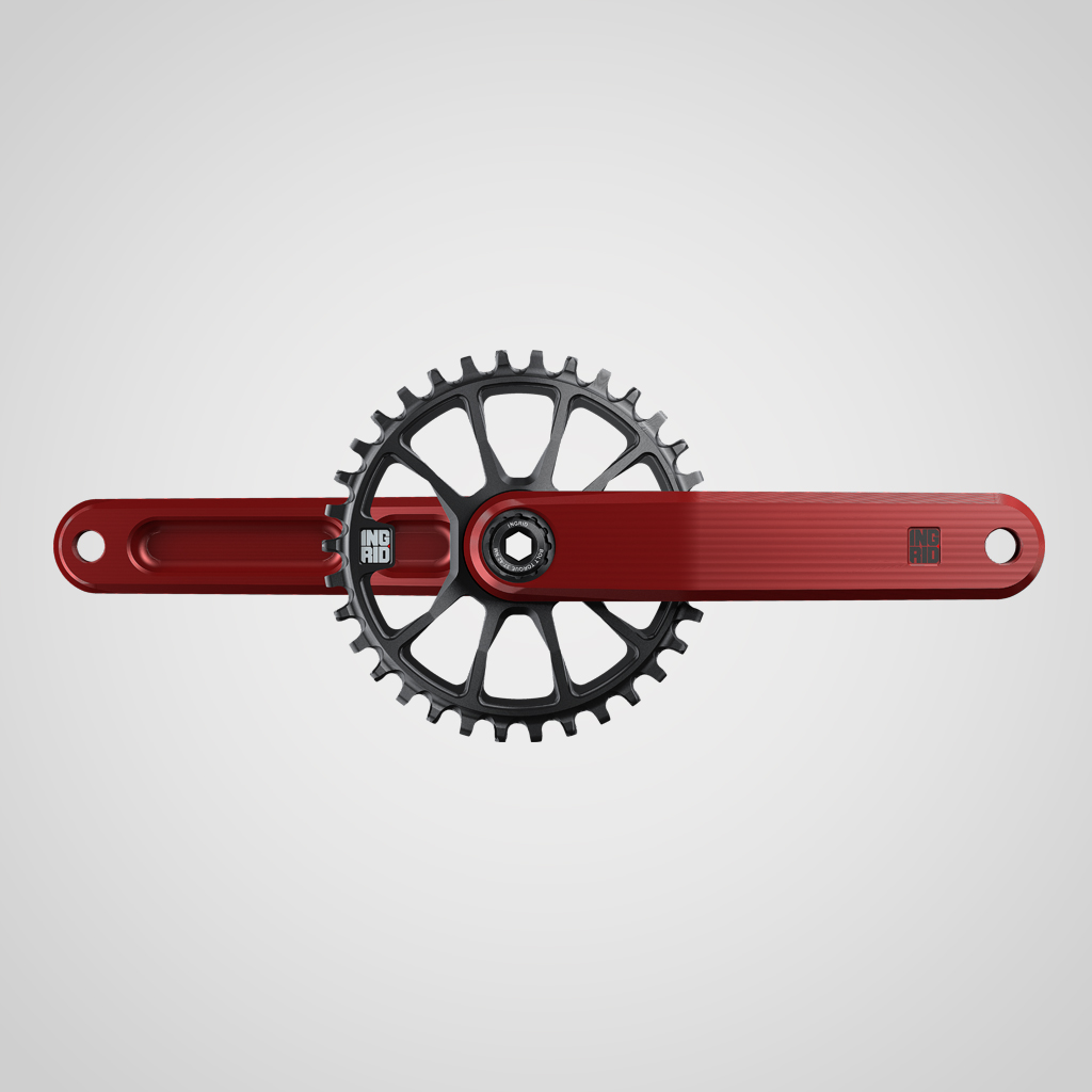 INGRID Crankset CRS-G · SIZE-M Axle L136 RED (Incluye Herramienta)