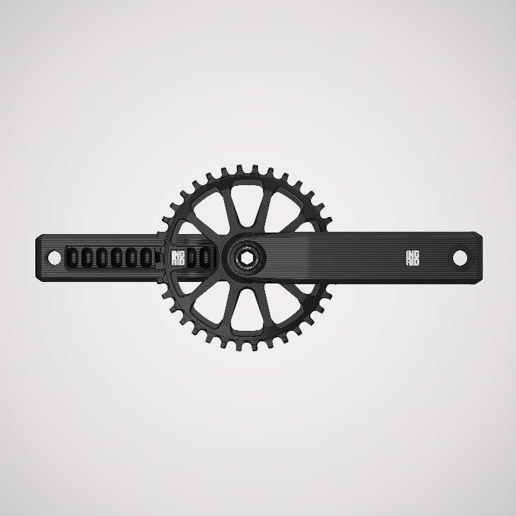 INGRID Crankset CRS-X · SIZE-L AXLE-L136 BLACK