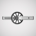 INGRID Crankset CRS-X · SIZE-L AXLE-L136 RAW