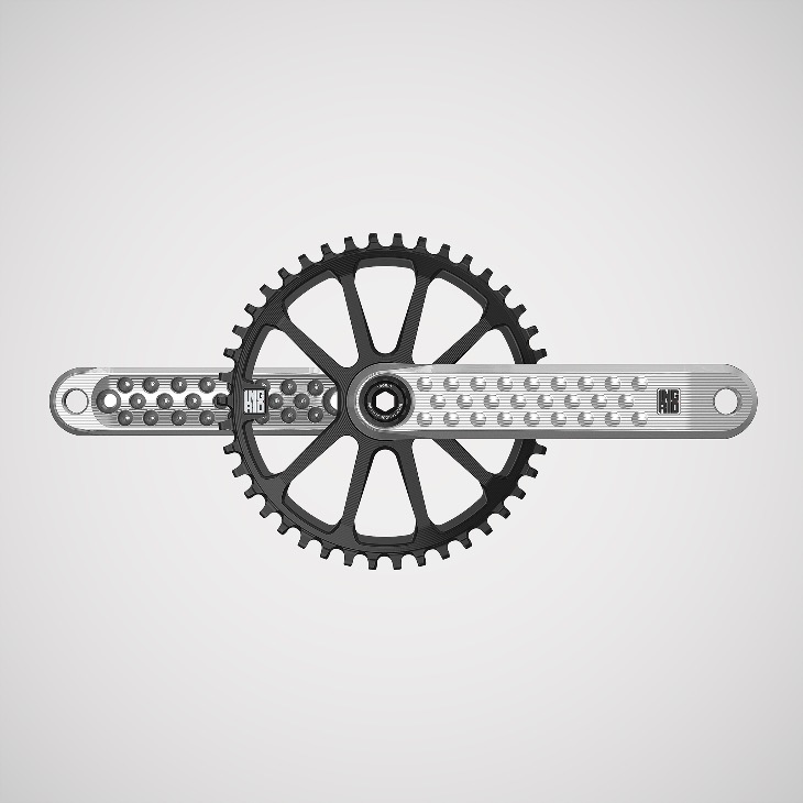 INGRID Crankset POP · SIZE-L AXLE-L136 RAW (Incluye Herramienta)