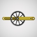 INGRID Crankset POP · SIZE-L AXLE-L136 YELLOW (Incluye Herramienta)