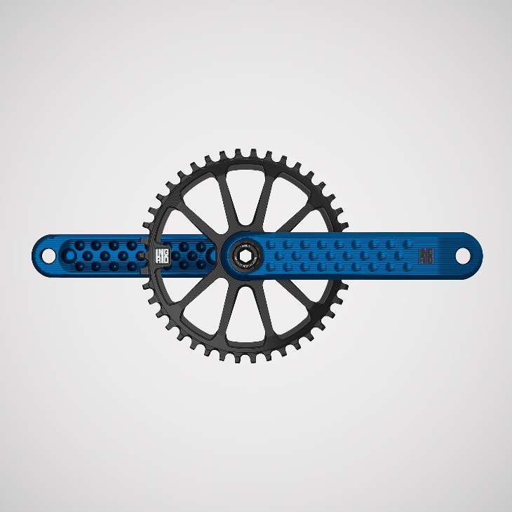 INGRID Crankset POP · SIZE-L AXLE-L136 BLUE (Incluye Herramienta)