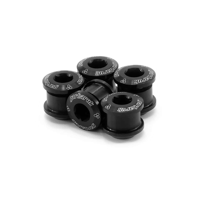 GARBARUK Chainring Bolts Set (Black, M8 x 0.75)