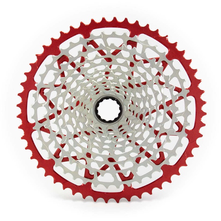 GARBARUK 12-speed cassette (SRAM XD) 10-52T · Red