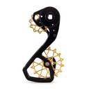 GARBARUK Rear Derailleur Cage + Pulleys Kit for SRAM Force AXS 12-speed RD cage | 12+16T · Standard, Black, Black GRAVEL / RUTA