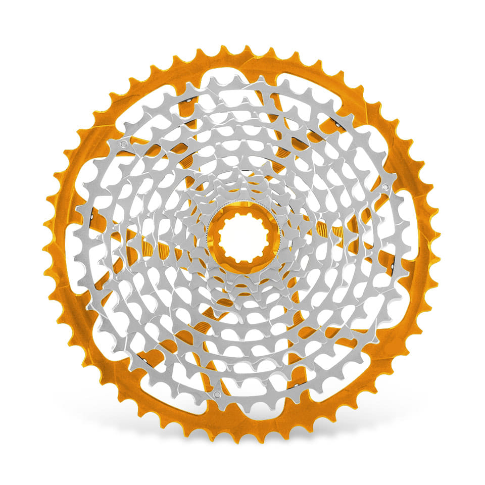 GARBARUK 11-speed cassette (Shimano-standard freehub) 11-50T · Orange