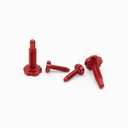 OAK Screw Set [2 pc. CPA & 2 pc. EPA] for Root-Lever Pro - Red