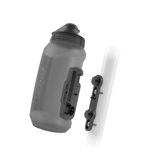 FIDLOCK TWIST SET bottle 750 compact + bike base · Smoke