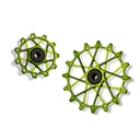 GARBARUK Rear Derailleur Pulleys for Shimano | 11T + 16T  (for 11 sp. with GARBARUK cage) · Green