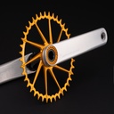 GARBARUK plato para bielas Garbaruk Ruta/Gravel Round - 46T Orange