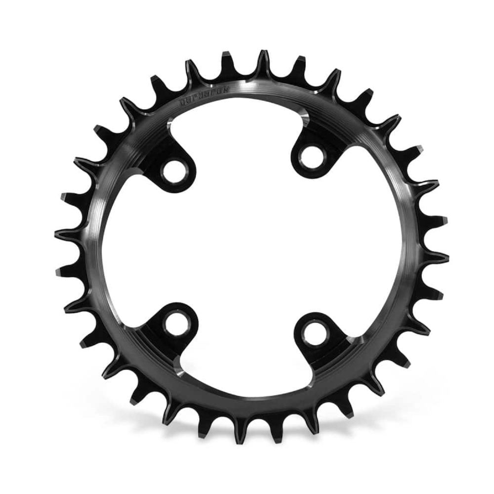 GARBARUK 76 BCD (SRAM XX1) Round - 32T, Offset 2.4mm, Black, M8.5 x 0.75