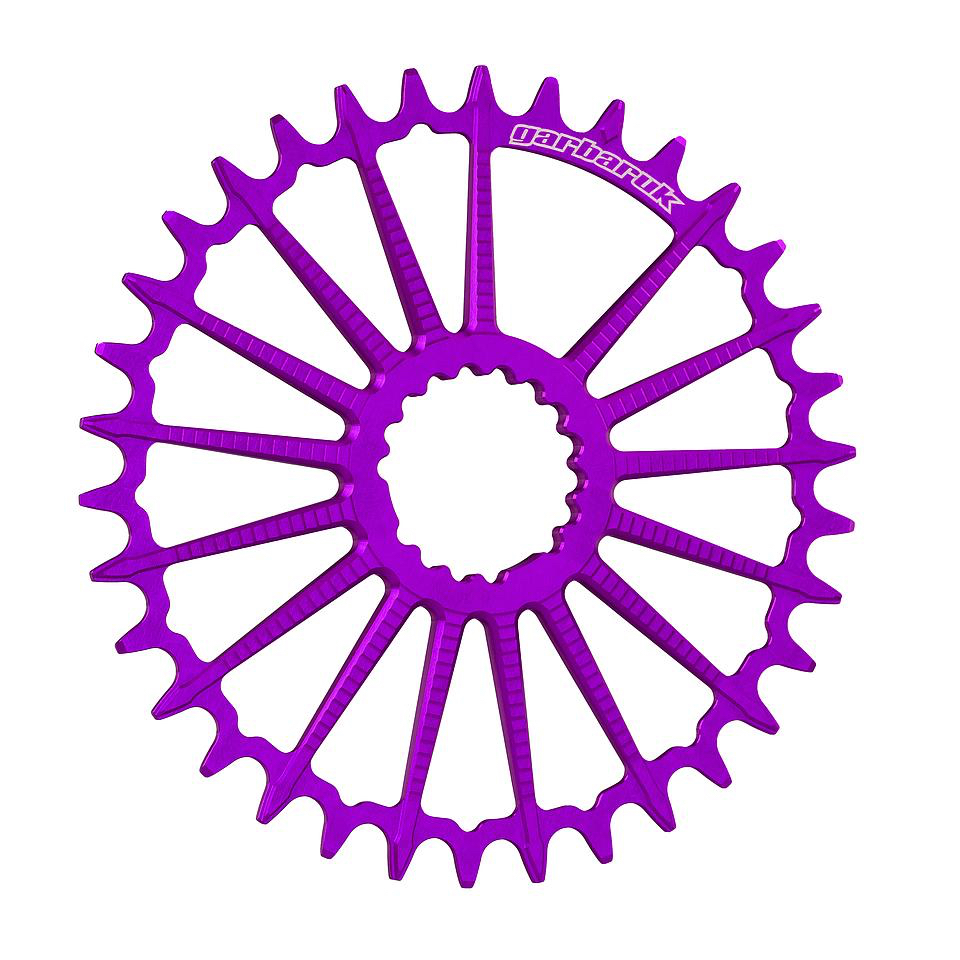 GARBARUK plato para bielas Garbaruk MTB Oval BOOST - 32T Violet