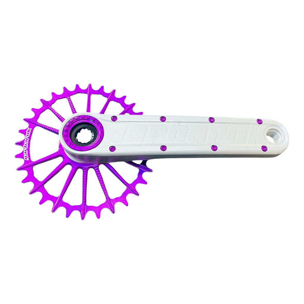 GARBARUK Bielas Enduro 165mm · Plata, Violeta, 30mm