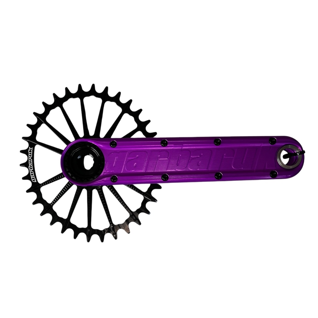 GARBARUK Bielas Enduro 165mm · Violeta, Negro, 30mm