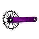 GARBARUK Bielas Enduro 165mm · Violeta, Negro, 30mm