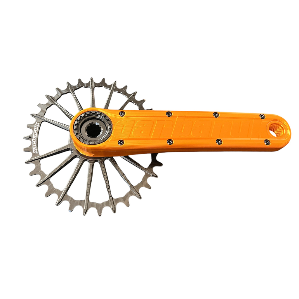 GARBARUK Bielas Enduro 170mm · Naranja, Negro, 30mm