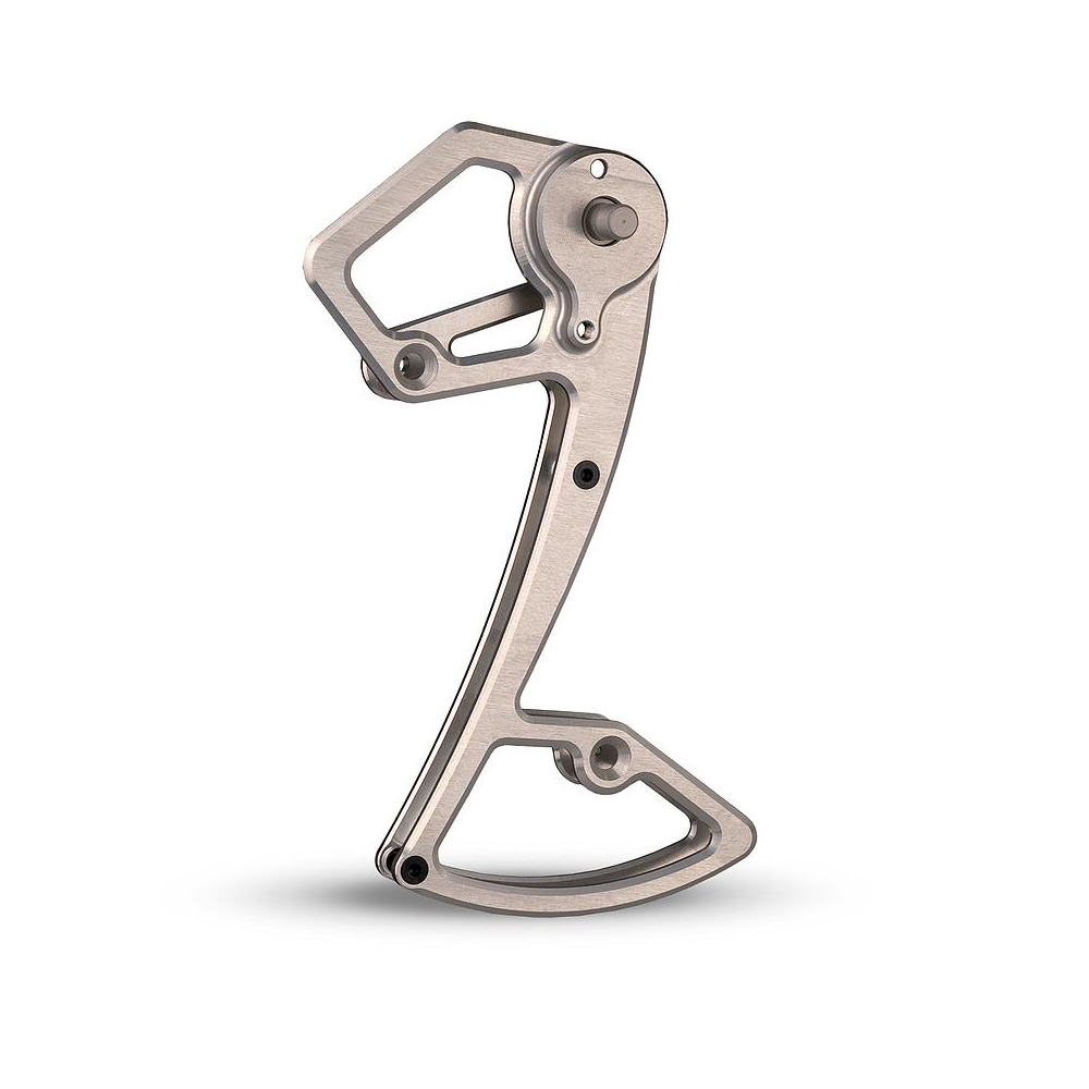 GARBARUK Rear Derailleur Cage for Shimano 12-speed MTB  · Silver