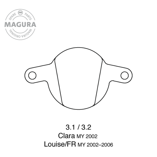 [721682] MAGURA Balatas 3.2 Louise & Louise FR, 2002-2006 Endurance