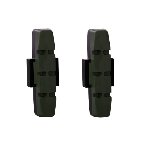 [720439] MAGURA HS33 y HS11 Brakepad Green - Race-oriented soft pad for anodise