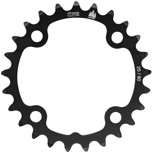 [KB0814] TUNE Triebtreter, 4 holes, 25T/Ø80, MTB double, SRAM XX, aluminium