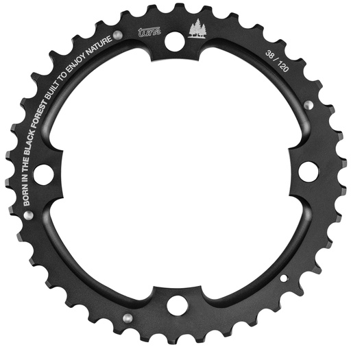 [KB0816] TUNE Triebtreter, 4 holes, 40TØ120, MTB double, SRAM XX, aluminium