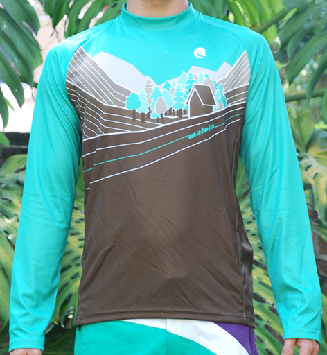 [92015-0-1012-S] MALOJA Freeride Shirt 1/1 - Delta - Peacock - S