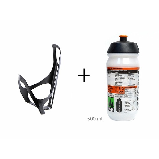 [BSK0312] TUNE WASSERTRÄGER MTB - bottle cage set, incl. bottle 0,5l