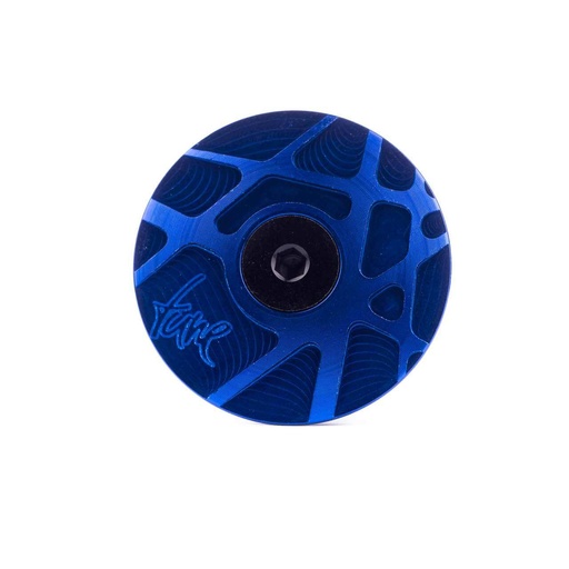 [BSA0704bl] TUNE CAP + tornillo de aluminio, azul