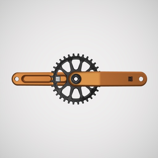 [ING-CRS-G-M-L136 ORANGE] INGRID Crankset CRS-G · SIZE-M Axle L136 ORANGE (Incluye Herramienta)