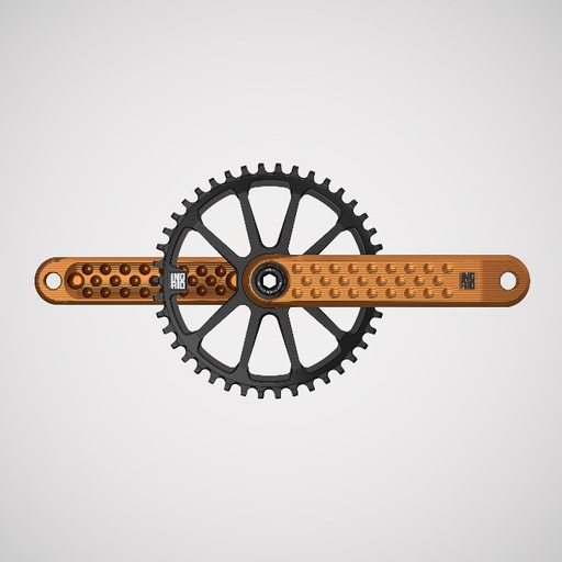 [ING-CRS-P-L-L136 ORANGE] INGRID Crankset POP · SIZE-L AXLE-L136 ORANGE (Incluye Herramienta)