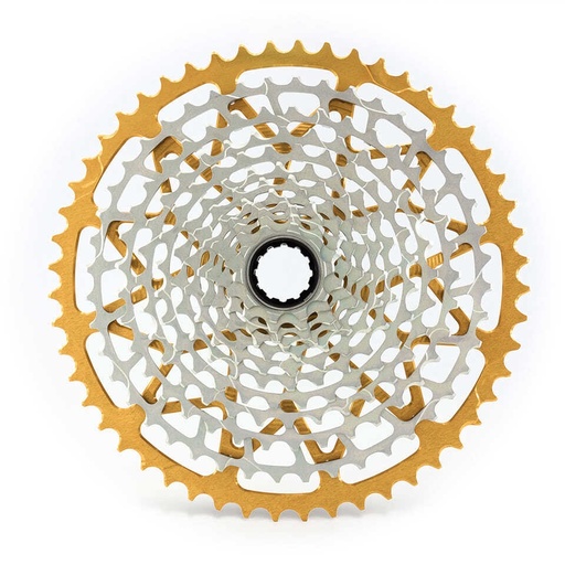 [5907441534154] GARBARUK 12-speed cassette (SRAM XD) 10-52T · Gold