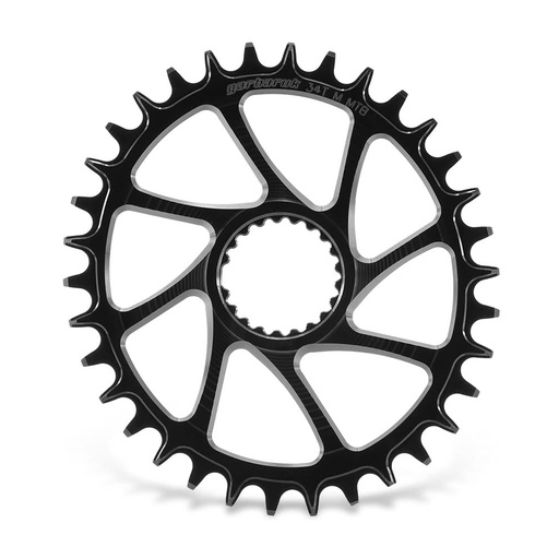 [5907441548564] GARBARUK Shimano M7100/M8100 Oval - 34T Black